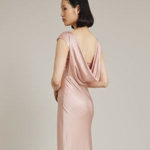 GHOST LONDON - OLIVIA SATIN MAXI DRESS